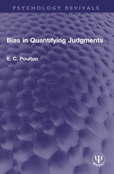 Bias in Quantifying Judgments