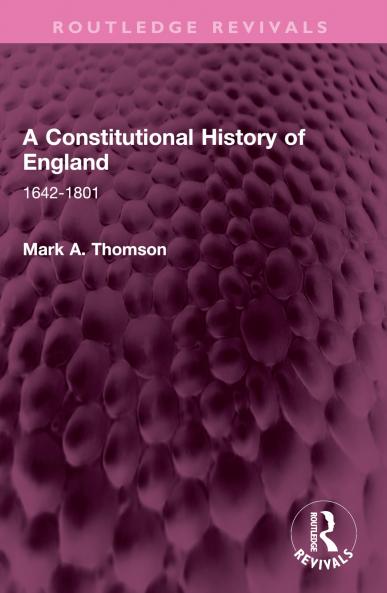 Constitutional History of England