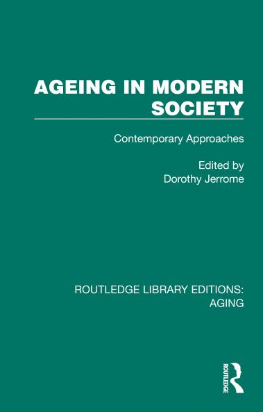 Ageing in Modern Society