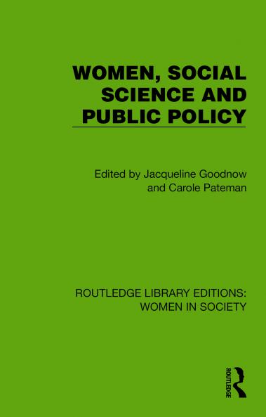 Women Social Science and Public Policy