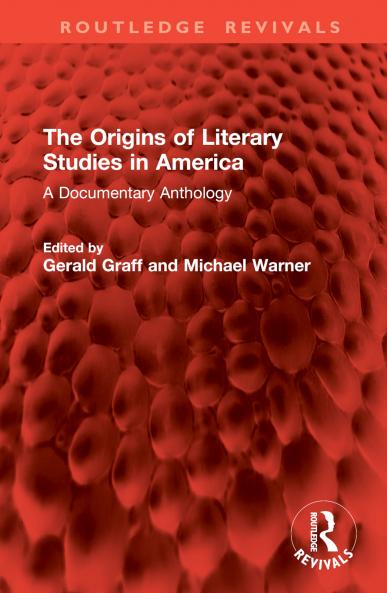 Origins of Literary Studies in America