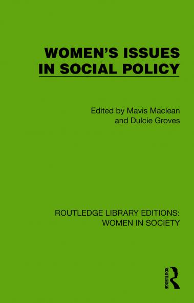 Women's Issues in Social Policy