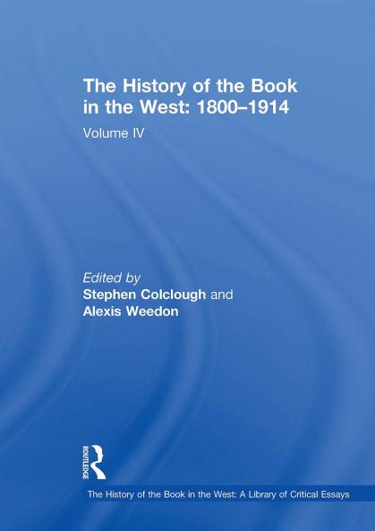 History of the Book in the West: 1800–1914