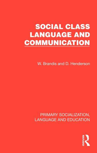 Social Class Language and Communication