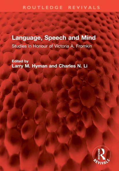 Language Speech and Mind