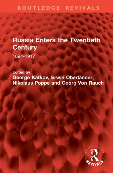 Russia Enters the Twentieth Century