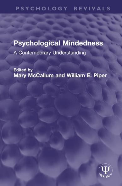 Psychological Mindedness