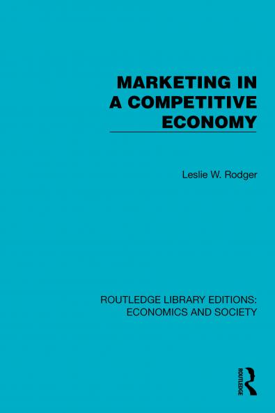 Marketing in a Competitive Economy