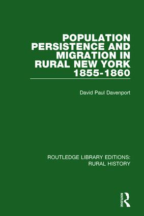 Population Persistence and Migration in Rural New York 1855-1860