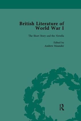British Literature of World War I Volume 1