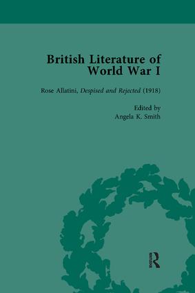 British Literature of World War I Volume 4