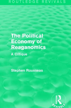 Political Economy of Reaganomics