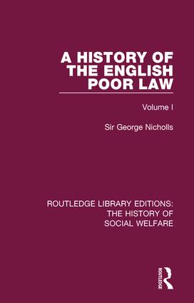 History of the English Poor Law