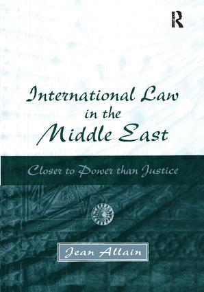 International Law in the Middle East