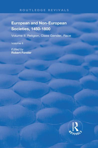 European and Non-European Societies 1450–1800