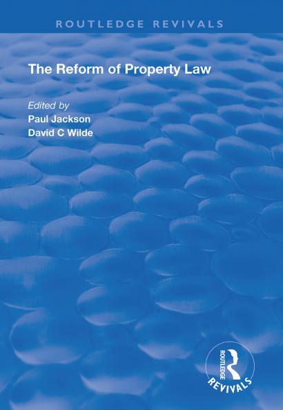 Reform of Property Law