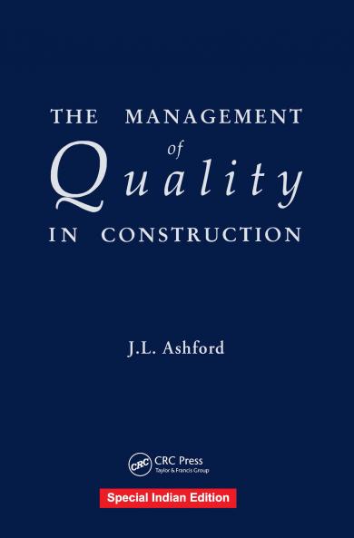 Management of Quality in Construction