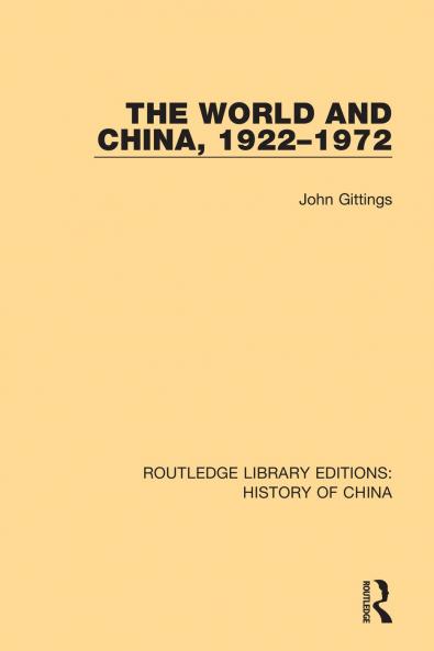 World and China 1922-1972