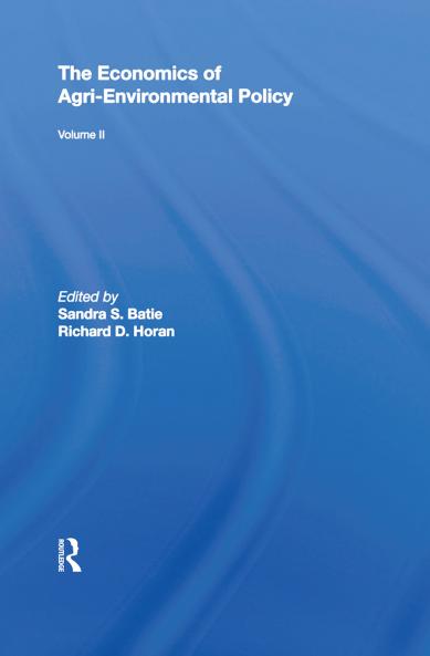 Economics of Agri-Environmental Policy Volume II