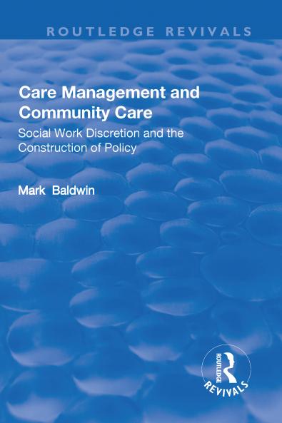 Care Management and Community Care