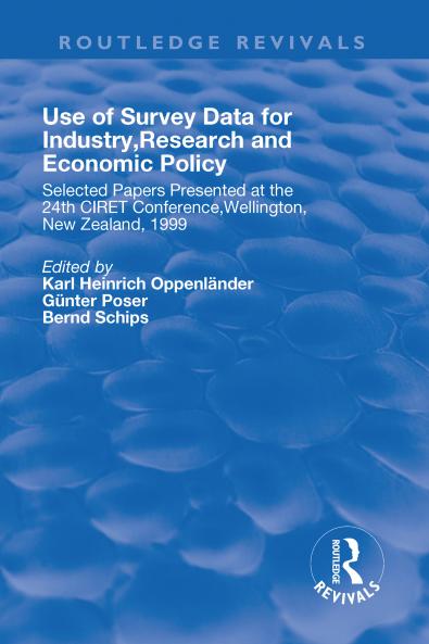 Use of Survey Data for Industry Research and Economic Policy