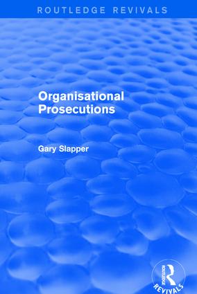 Organisational Prosecutions