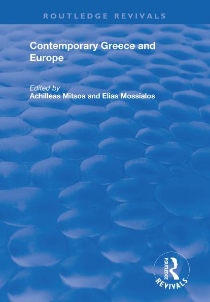 Contemporary Greece and Europe