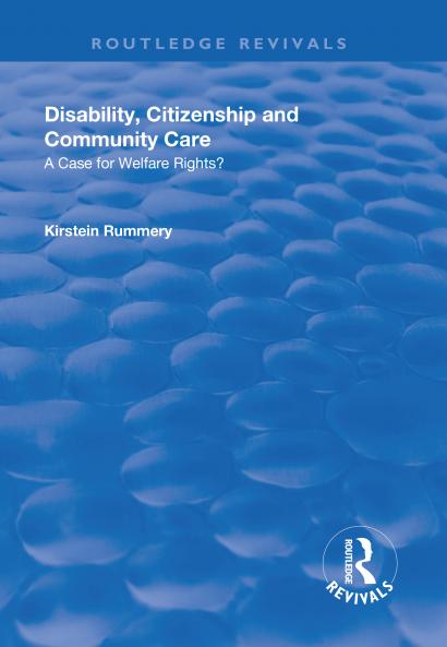 Disability Citizenship and Community Care