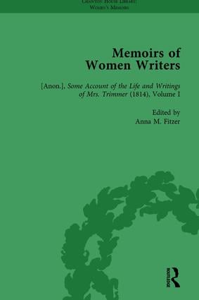 Memoirs of Women Writers Part I Volume 3