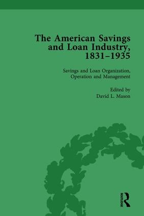 American Savings and Loan Industry 1831-1935 Vol 2