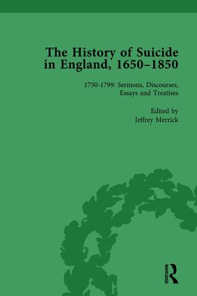 History of Suicide in England 1650–1850 Part II vol 5