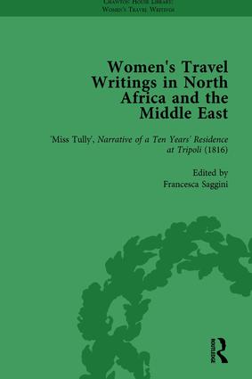 Women's Travel Writings in North Africa and the Middle East Part I Vol 3