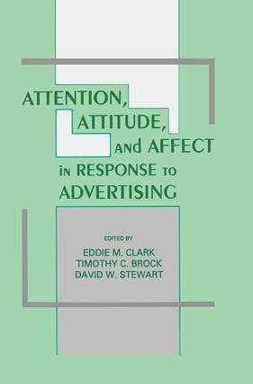Attention Attitude and Affect in Response To Advertising