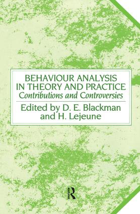 Behaviour Analysis in Theory and Practice
