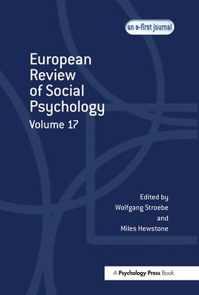 European Review of Social Psychology