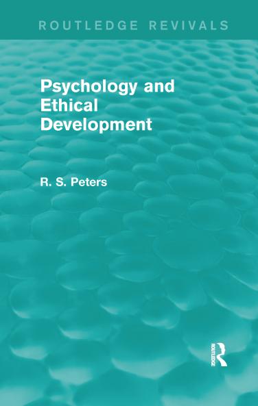Psychology and Ethical Development (REV) RPD