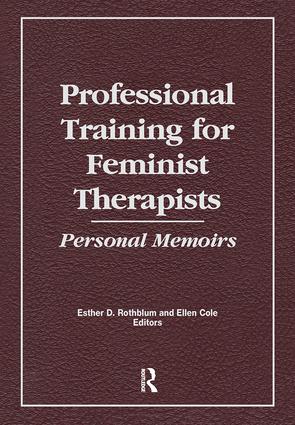 Professional Training for Feminist Therapists