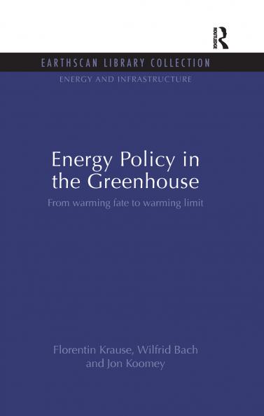 Energy Policy in the Greenhouse