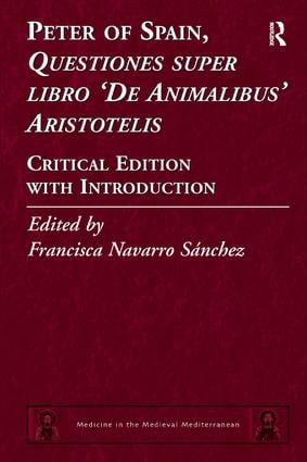 Peter of Spain Questiones super libro De Animalibus Aristotelis