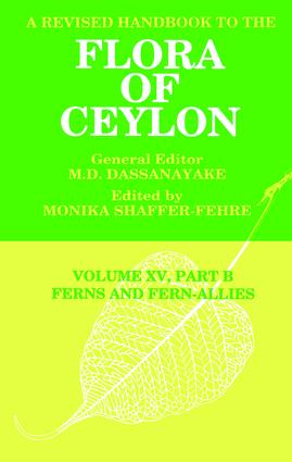 Revised Handbook to the Flora of Ceylon Vol. XV Part B