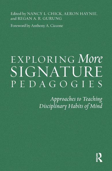 Exploring More Signature Pedagogies