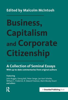 Business Capitalism and Corporate Citizenship