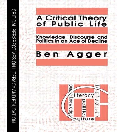 Critical Theory Of Public Life