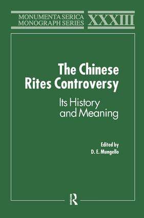 Chinese Rites Controversy