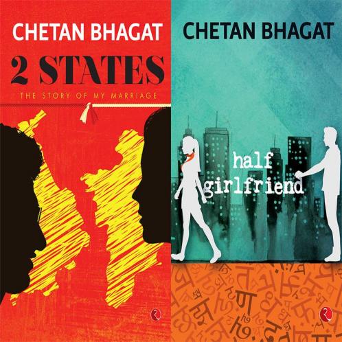 Half Girlfriend + 2 States: The Story Of My Marriage (Set of 2 Books)