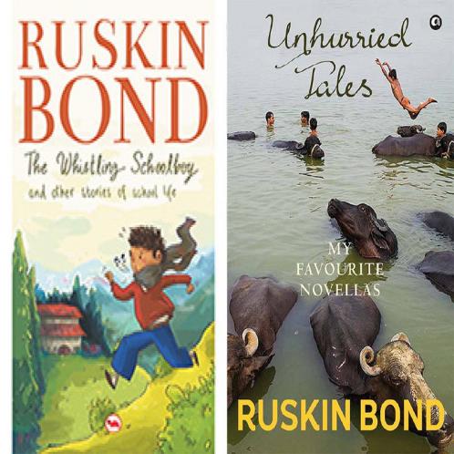 Unhurried Tales: My Favourite Novellas + The Whistling Schoolboy and Other Stories of School Life (Set of 2 Books)