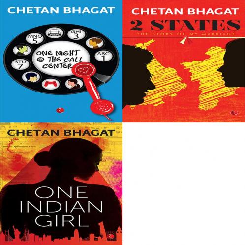 One Indian Girl + 2 States: The Story of My Marriage + One Night @ The Call Centre (Set of 3 Books)