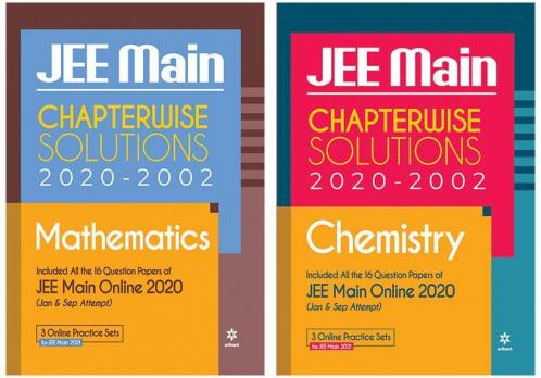 Combos of JEE Mains chapterwise Solution Mathematics & JEE Mains chapterwise Solution Chemistry -2021
