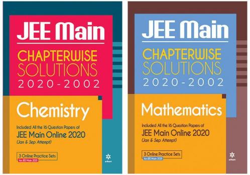 Combo Of JEE Main Chapterwise Solution Chemistry  & JEE Main Chapterwise Solution Mathematics  Set of 2 Books