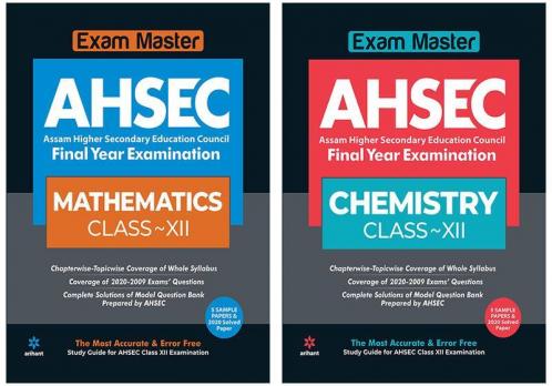 Combo Of Exam Master AHSEC Mathematics 12th  & Exam Master AHSEC Chemistry 12th  Set of 2 Books